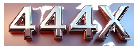444x logo